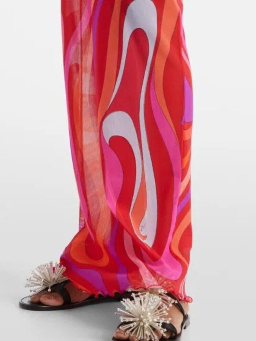 Pucci Tulle Marmo Print Maxi Dress - Picture 4 of 12